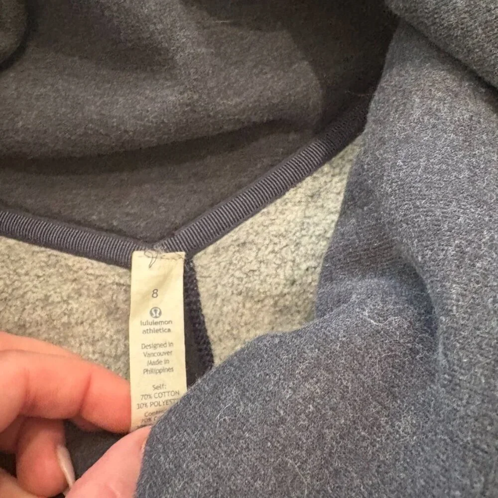 ** Lululemon karma collected funnel neck jacket in inkwell Navy Blue Size 8